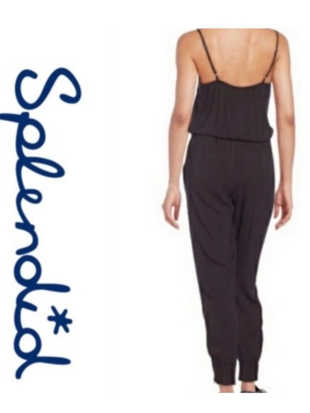 Splendid Black Jumpsuit - Picture 2 of 9